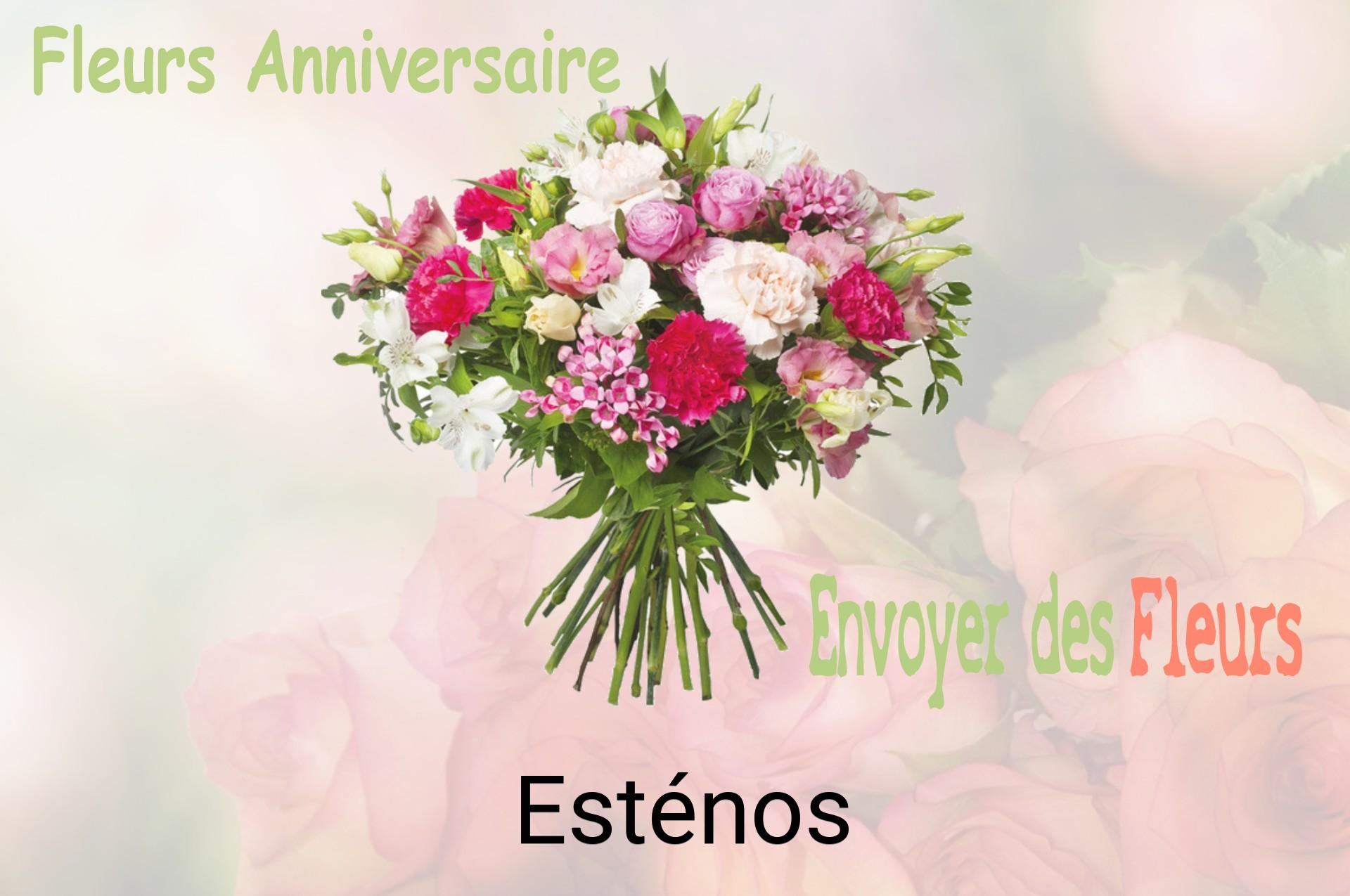Bouquet de fleurs d’anniversaire livré à Esténos